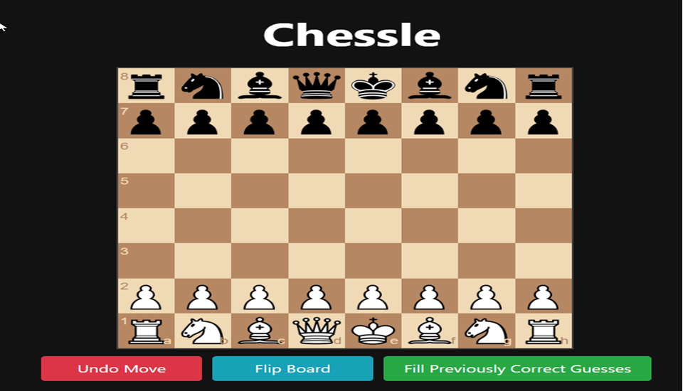 CHESSLE 🕹️ Chess Game - Games like Wordle