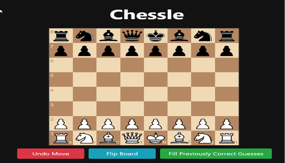 Chessle!!! Wordle tylko szachowe 