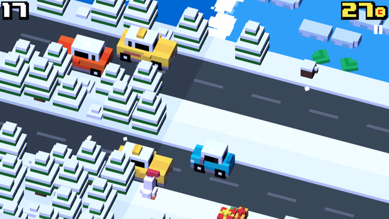 crossy road screenshot