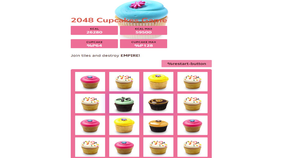 2048 Cupcakes: Play The Sweetest 2048 Game Now!