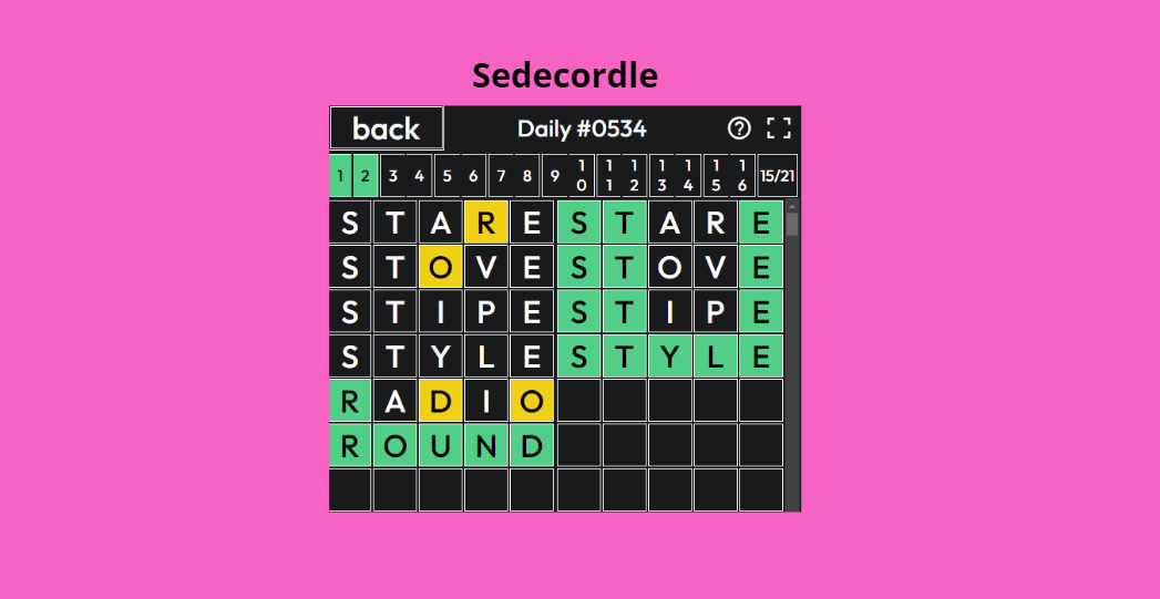 Sedordle, know about Sedordle