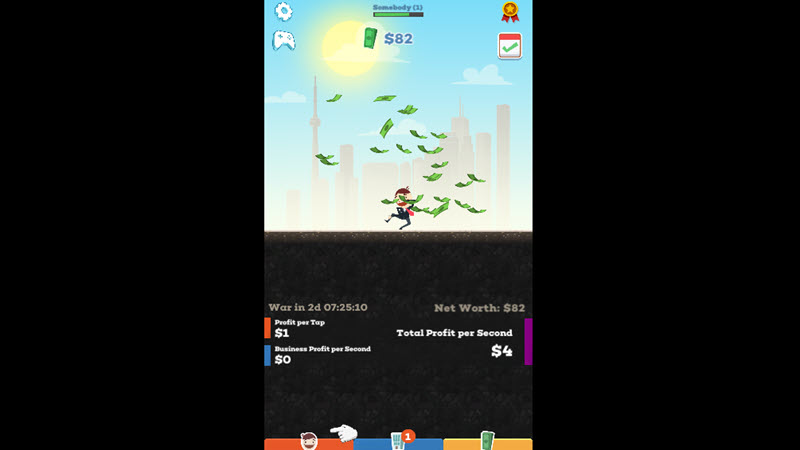 tap rich idle screenshot