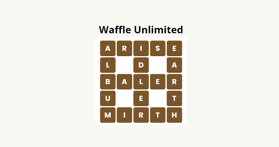 Weddle - Waffle Unlimited Game